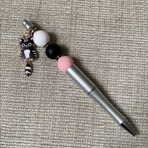 Black Cat Charm Pen (Tail “wags”)
